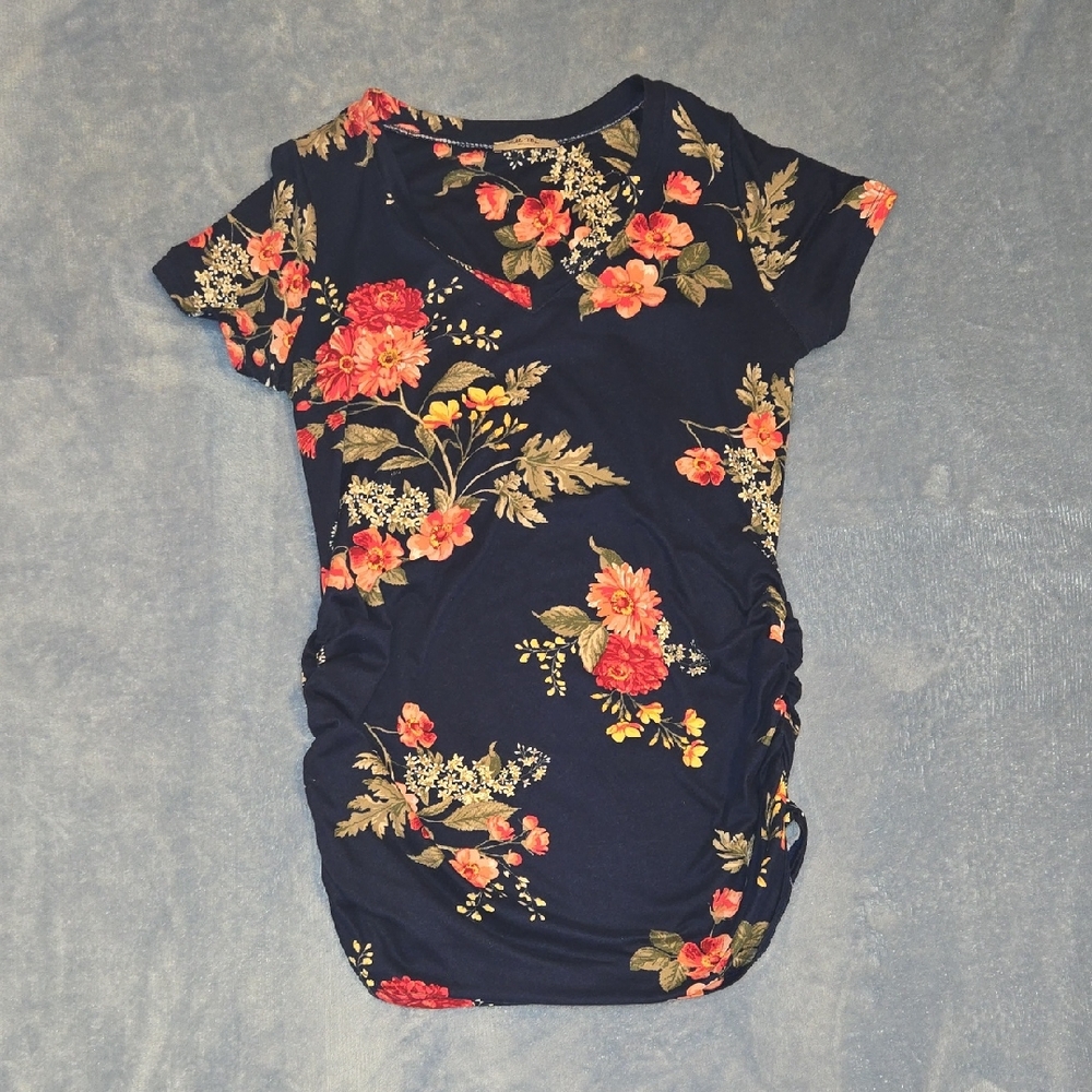 Floral Print Maternity Top